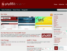 Tablet Screenshot of phpbb3styles.net